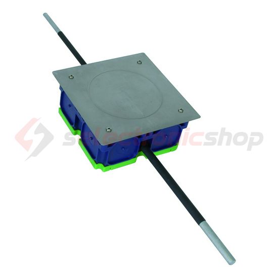 Vizsgálódoboz merev csatlakozózászlóval kezeletlen TSK 140X140 V2A AF8 10 L200 STTZN DEHN - 476010