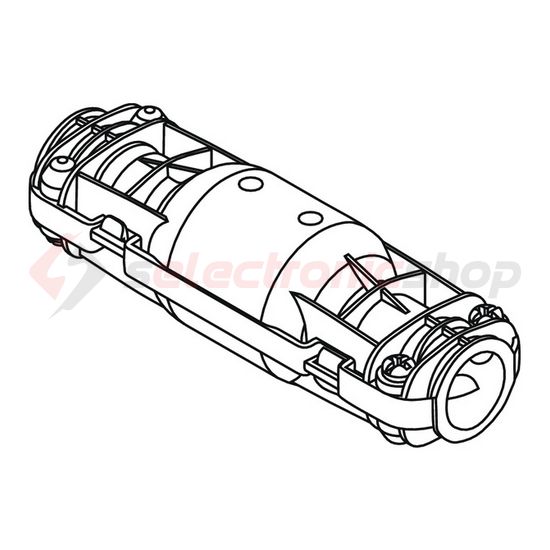 Zselés kábelösszekötő toldóelemmel 16A/250V IP68 gél 3x Relilight V32.5I2 Hellermann Tyton - 435-01651