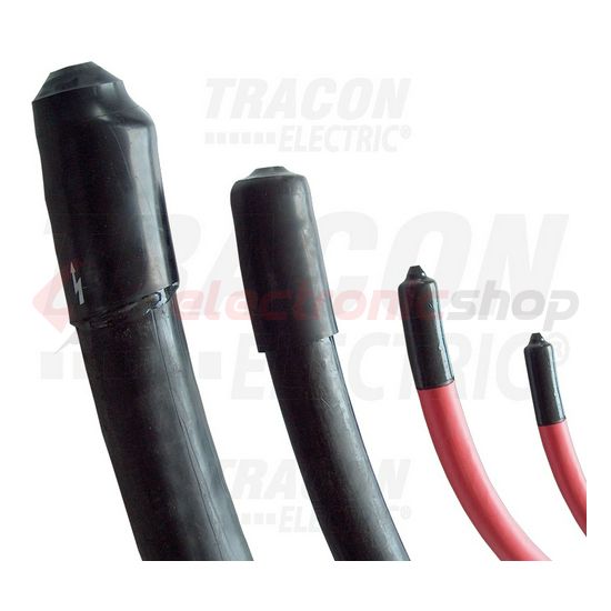 Zsugor véglezáró sapka gyantás 2:1/3:1-zsugor 11.5mm/ 4mm-átmérő 1,5mm2 TRACON - VES124